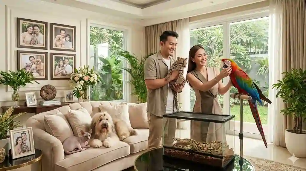 hewan peliharaan artis Indonesia