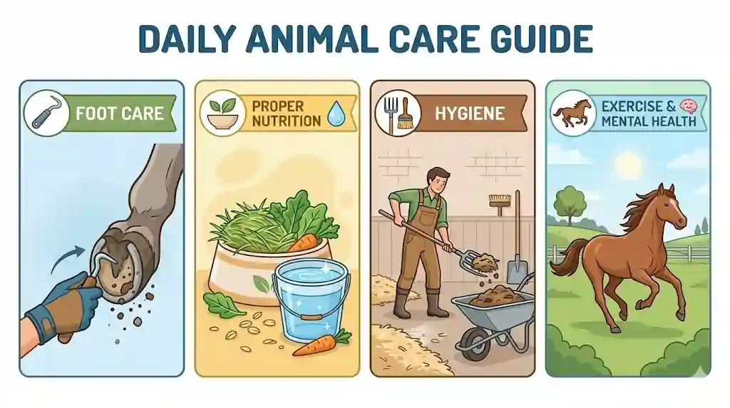 Tips Harian Merawat Kesehatan Kuda & Hewan Kesayangan